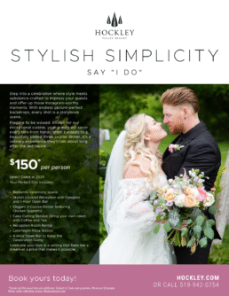 HVR Promo June 2025_Weddings_flyer Final